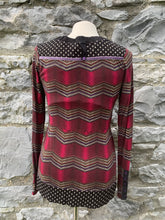 Load image into Gallery viewer, Zigzag maternity top     uk 8
