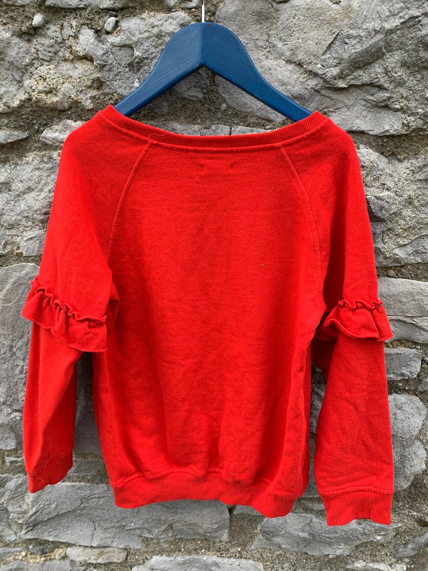 Red Cute sweatshirt    7y (122cm)