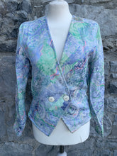 Load image into Gallery viewer, 80s blue jacket   uk 10
