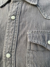 Load image into Gallery viewer, Grey denim shirt   S/M
