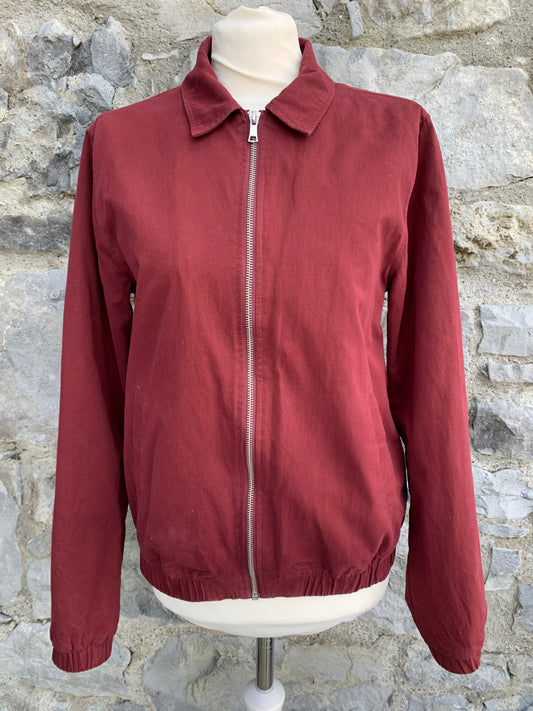 Maroon bomber jacket  Small