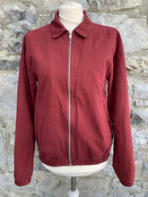 Load image into Gallery viewer, Maroon bomber jacket  Small
