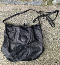 Load image into Gallery viewer, Black leather bag
