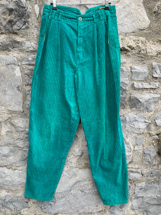 MAC jeans teal thick cord pants  uk 10