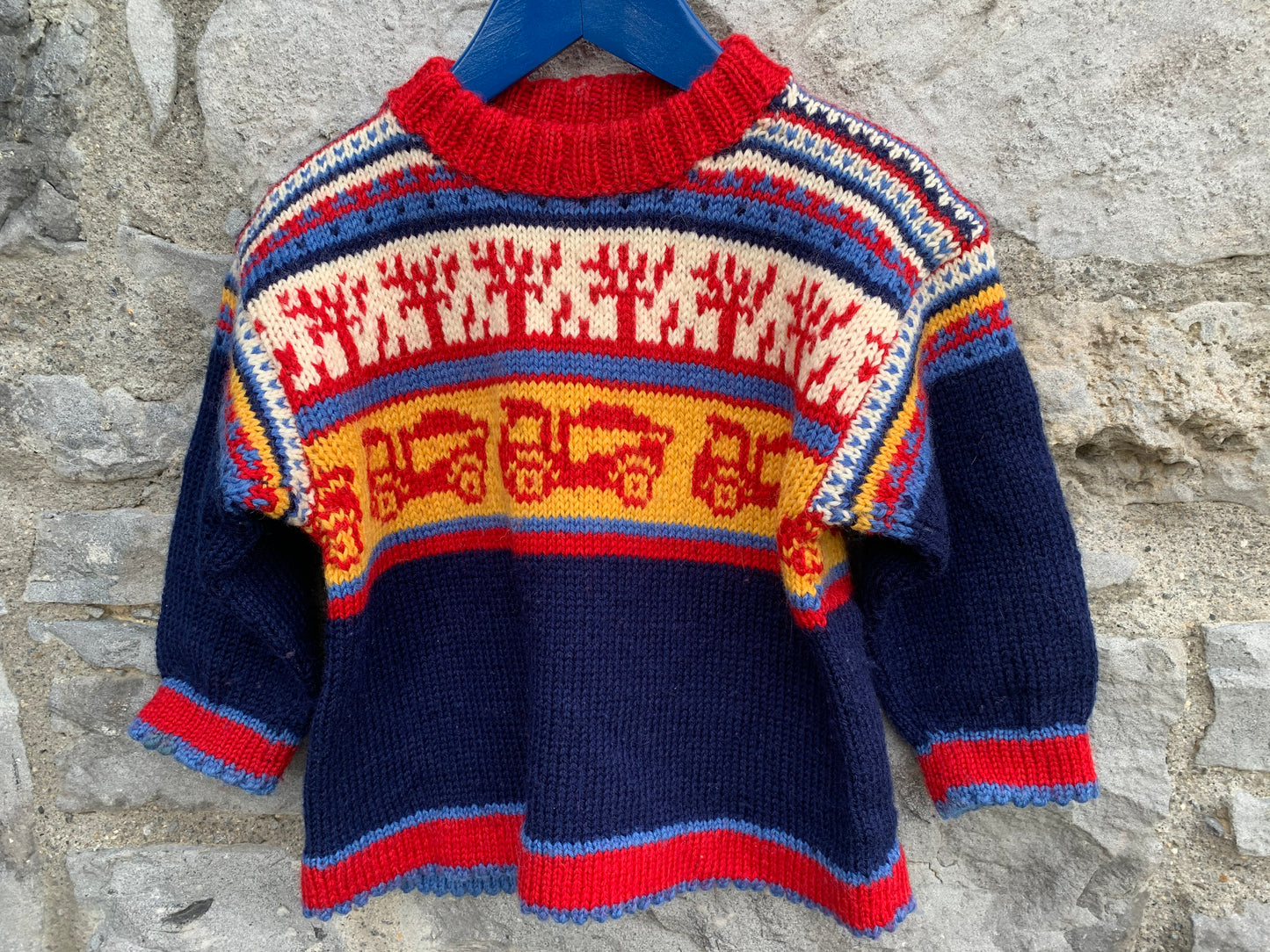 Trucks woolly jumper  12-24m (80-92cm)