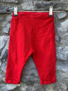 Red pants  9-12m (74-80cm)