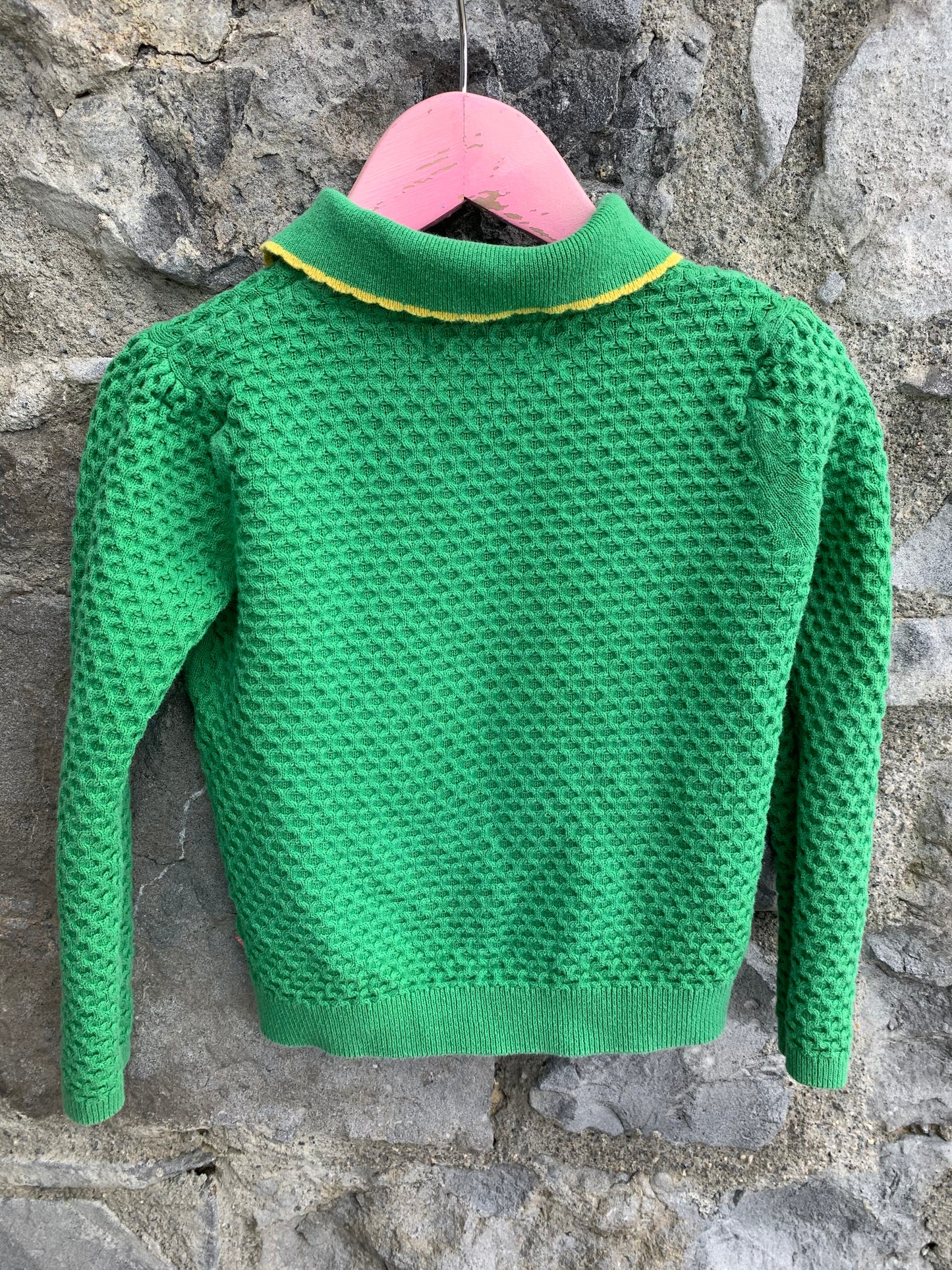 Green cardigan   3-4y (98-104cm)