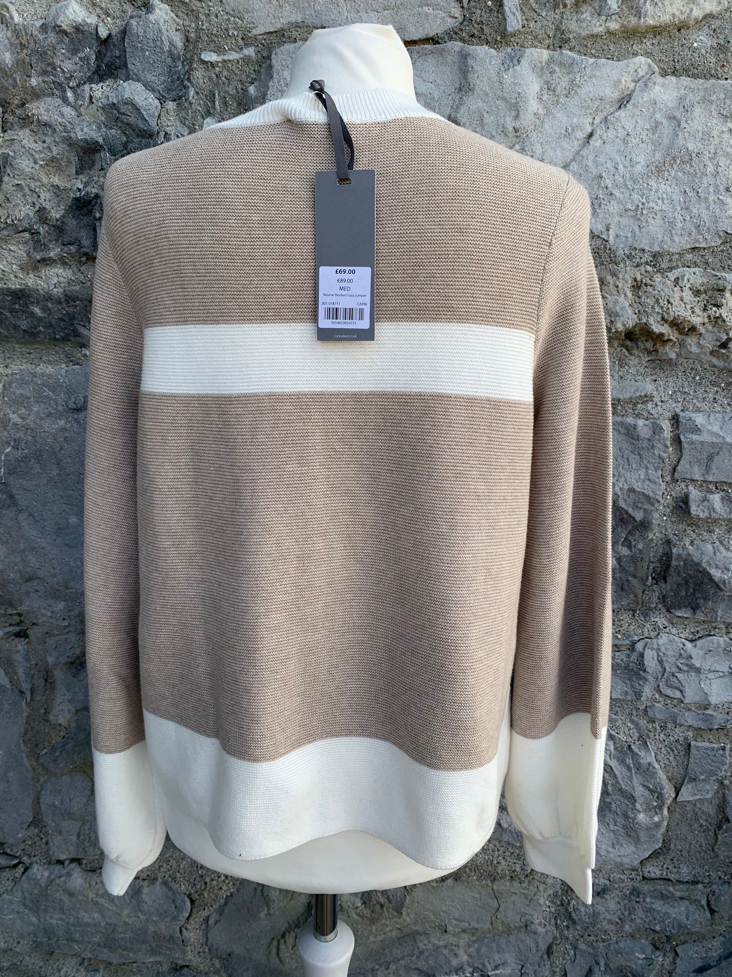 Brige&white jumper   uk 10-12