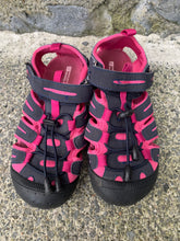 Load image into Gallery viewer, Grey&amp;pink sandals   uk 1 (eu 33)
