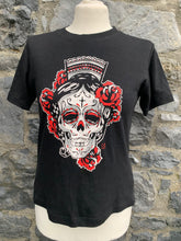 Load image into Gallery viewer, Sugar skull T-shirt   uk 8-10

