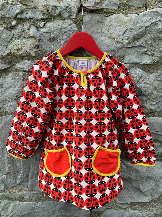 PoP ladybug tunic    3-4y (98-104cm)