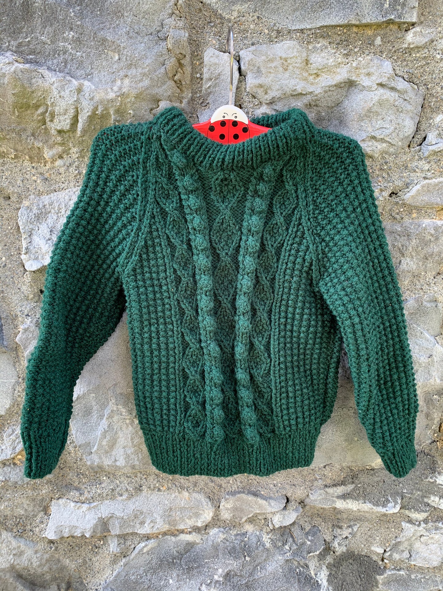 Aran style jumper