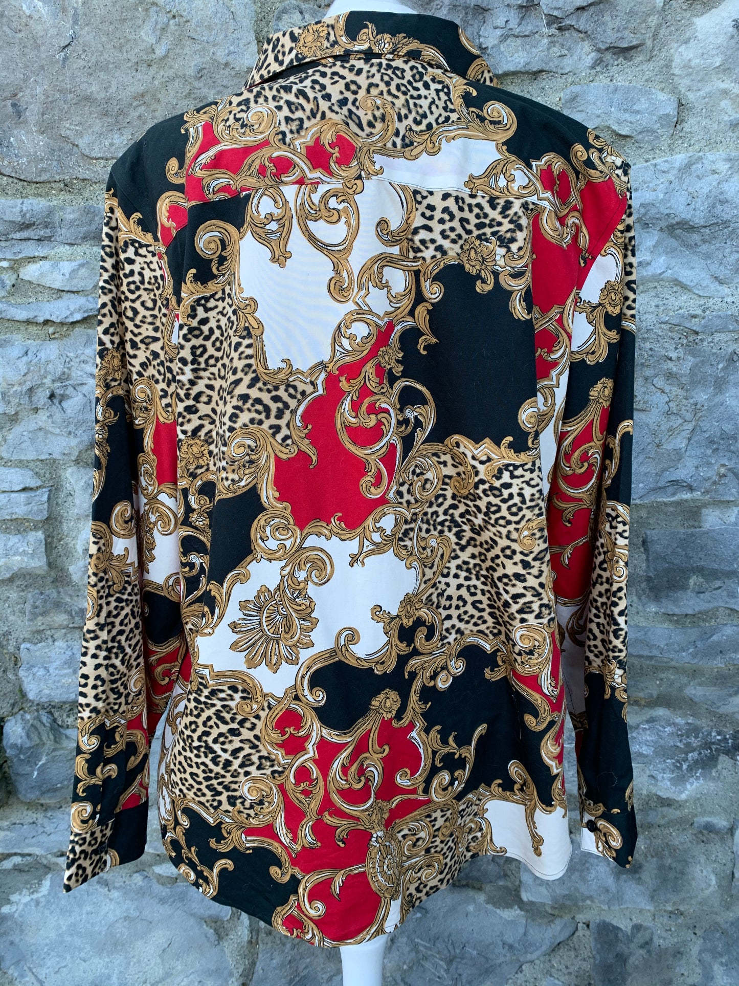 90s baroque shirt  uk 14