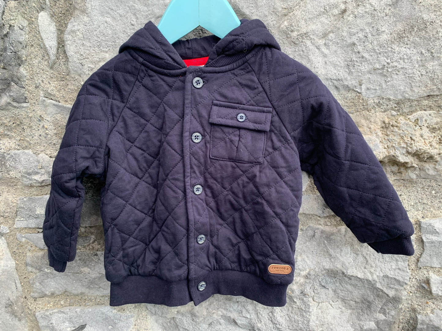 Navy hoodie    9-12m (74-80cm)