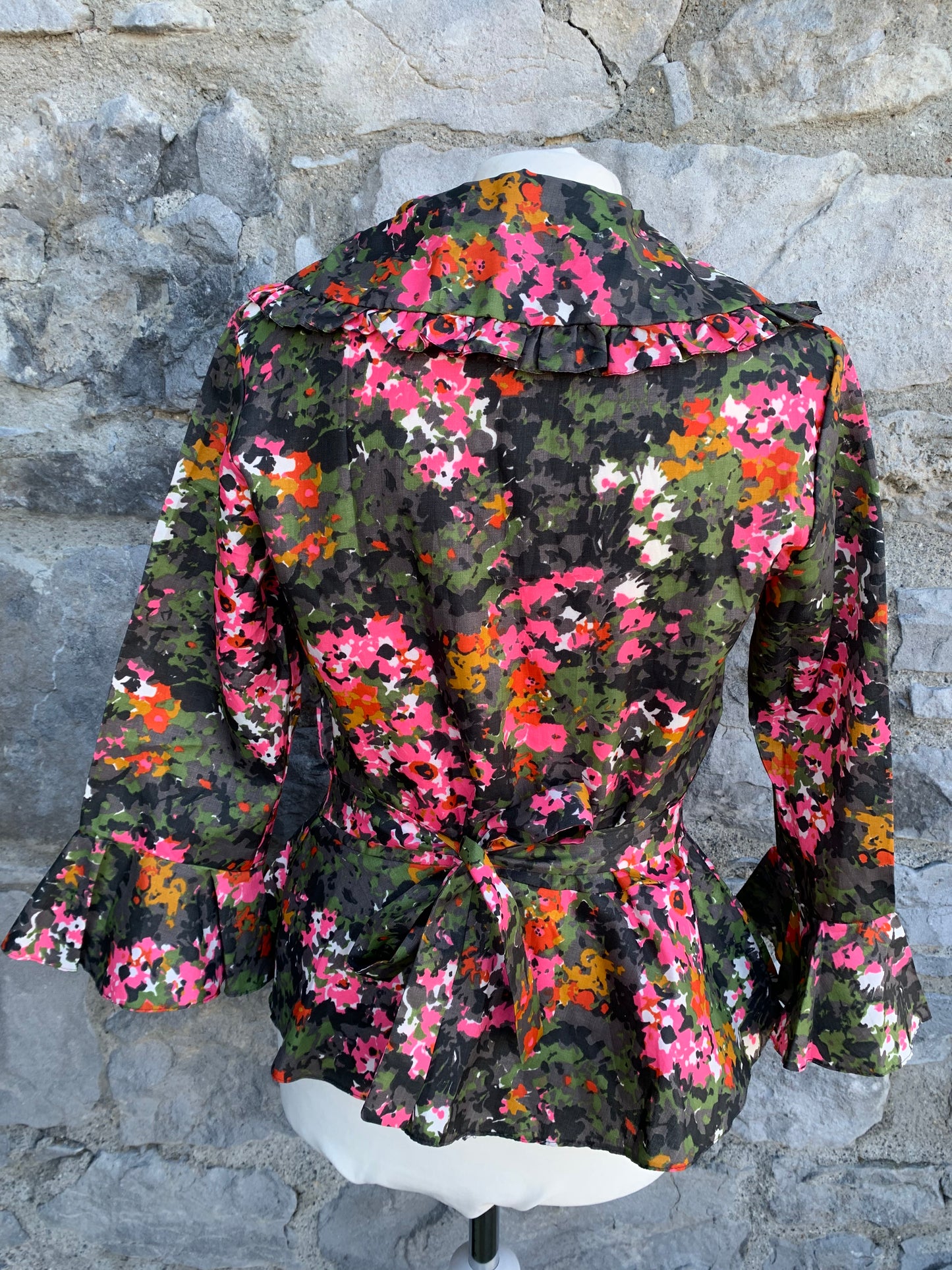 Soegaard 70s floral blouse  uk 8