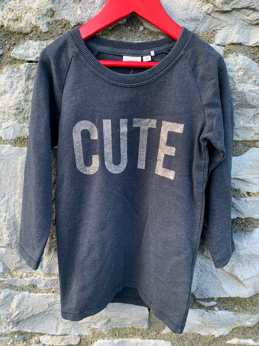 Cute grey tunic     3-4y (98-104cm)