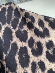 Leopard print dress   uk 10