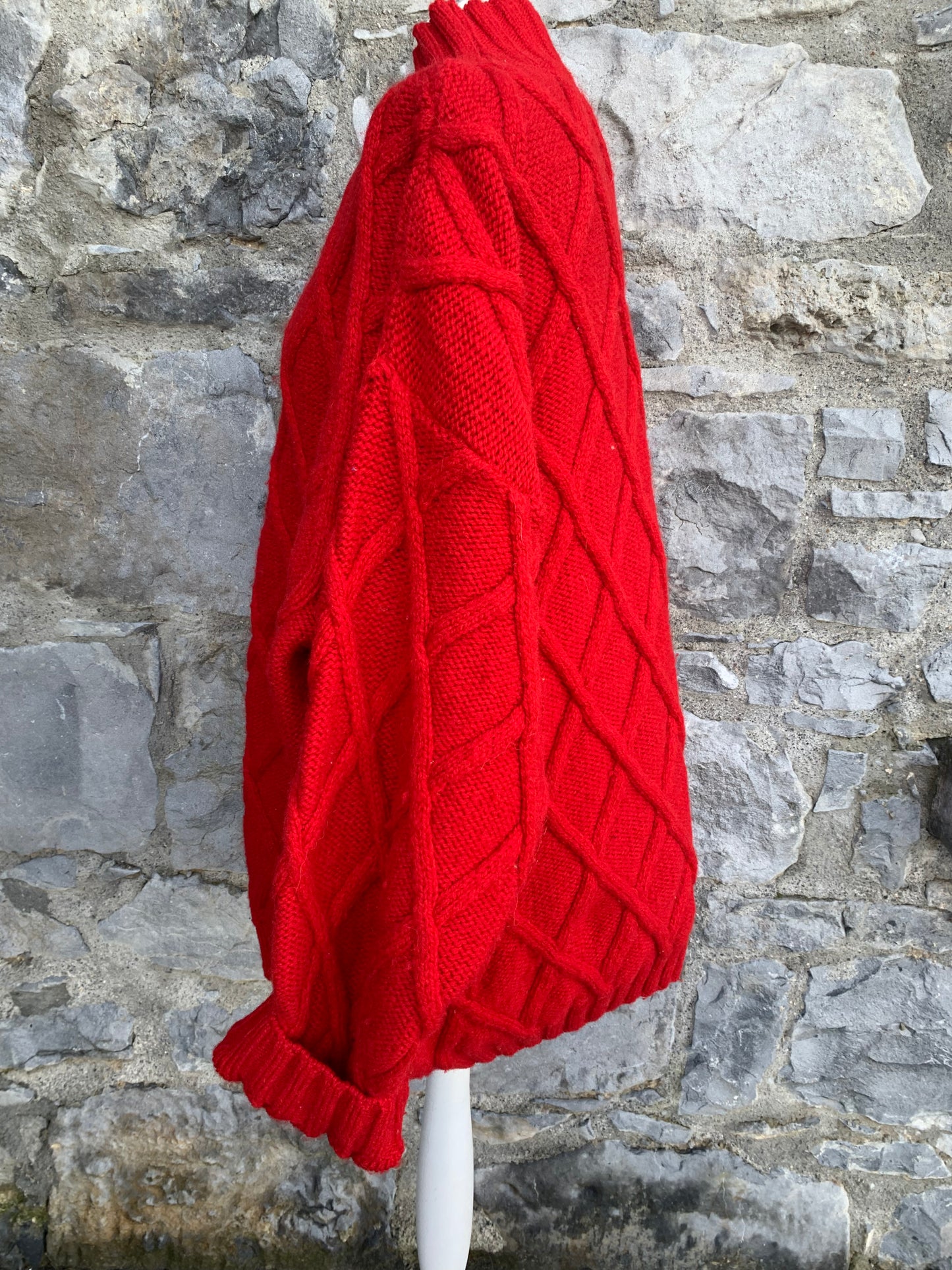 Red oversized jumper uk 16-20