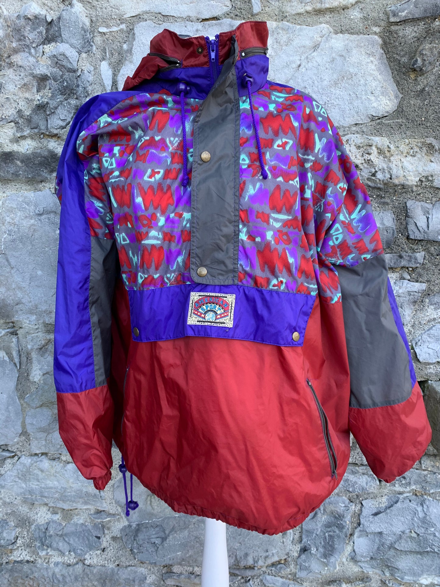 San Marco 80s halfzip windbreaker  L/XL