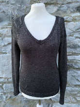 Load image into Gallery viewer, Sparkly pointelle jumper  uk 8-10
