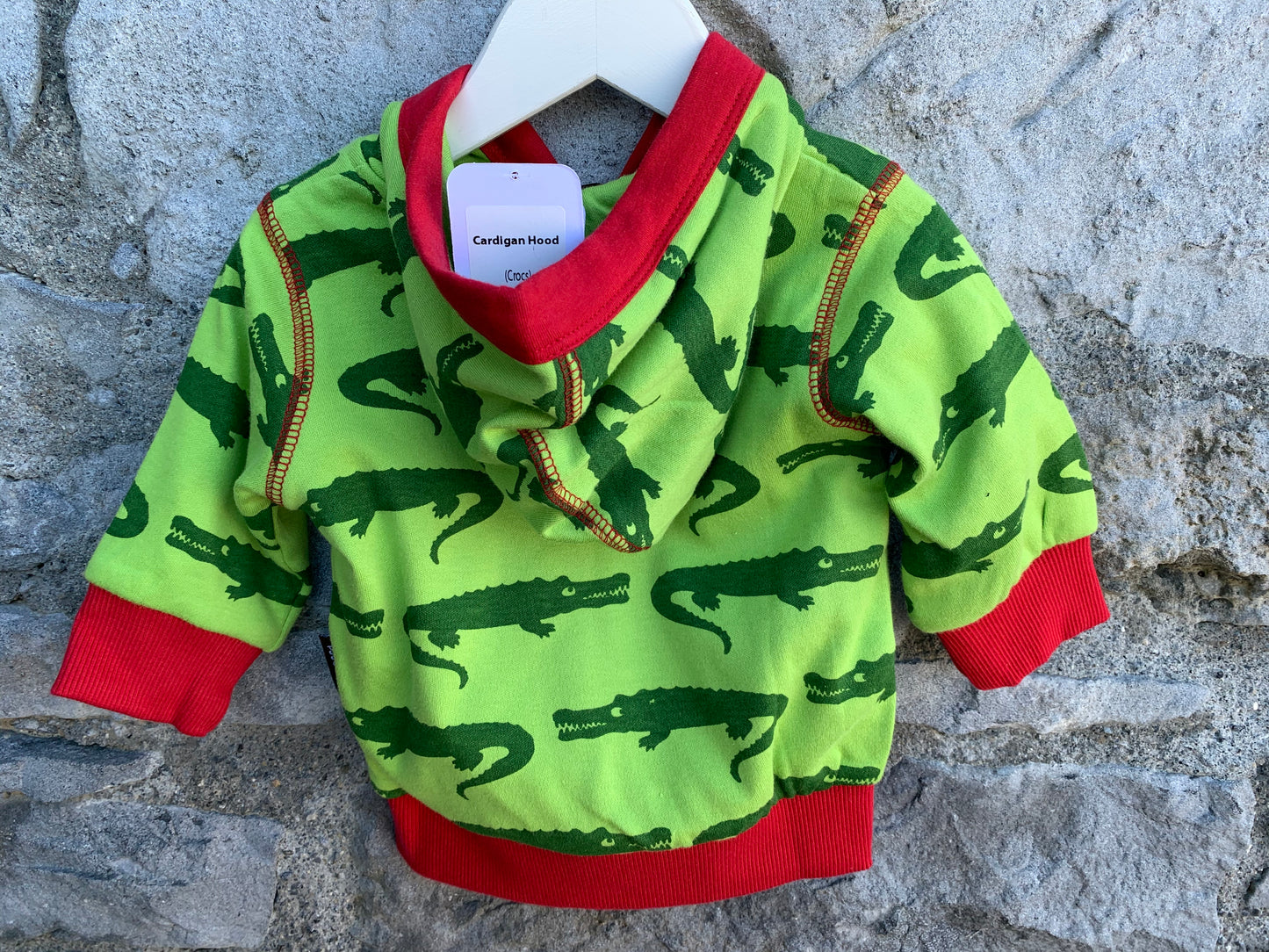 Crocodiles hoodie  0-3m (50-56cm)