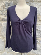 Load image into Gallery viewer, Navy top  uk 10
