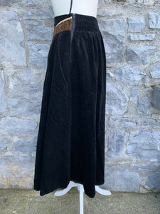 Black velvet culottes uk 8-10