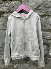 Load image into Gallery viewer, Sparkly grey hoodie   11-12y (146-152cm)
