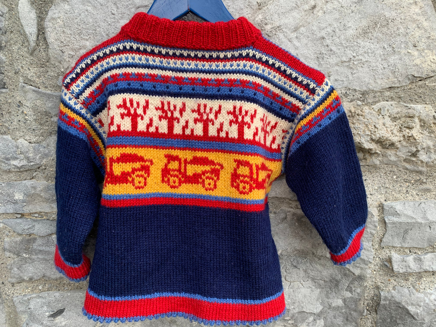 Trucks woolly jumper  12-24m (80-92cm)