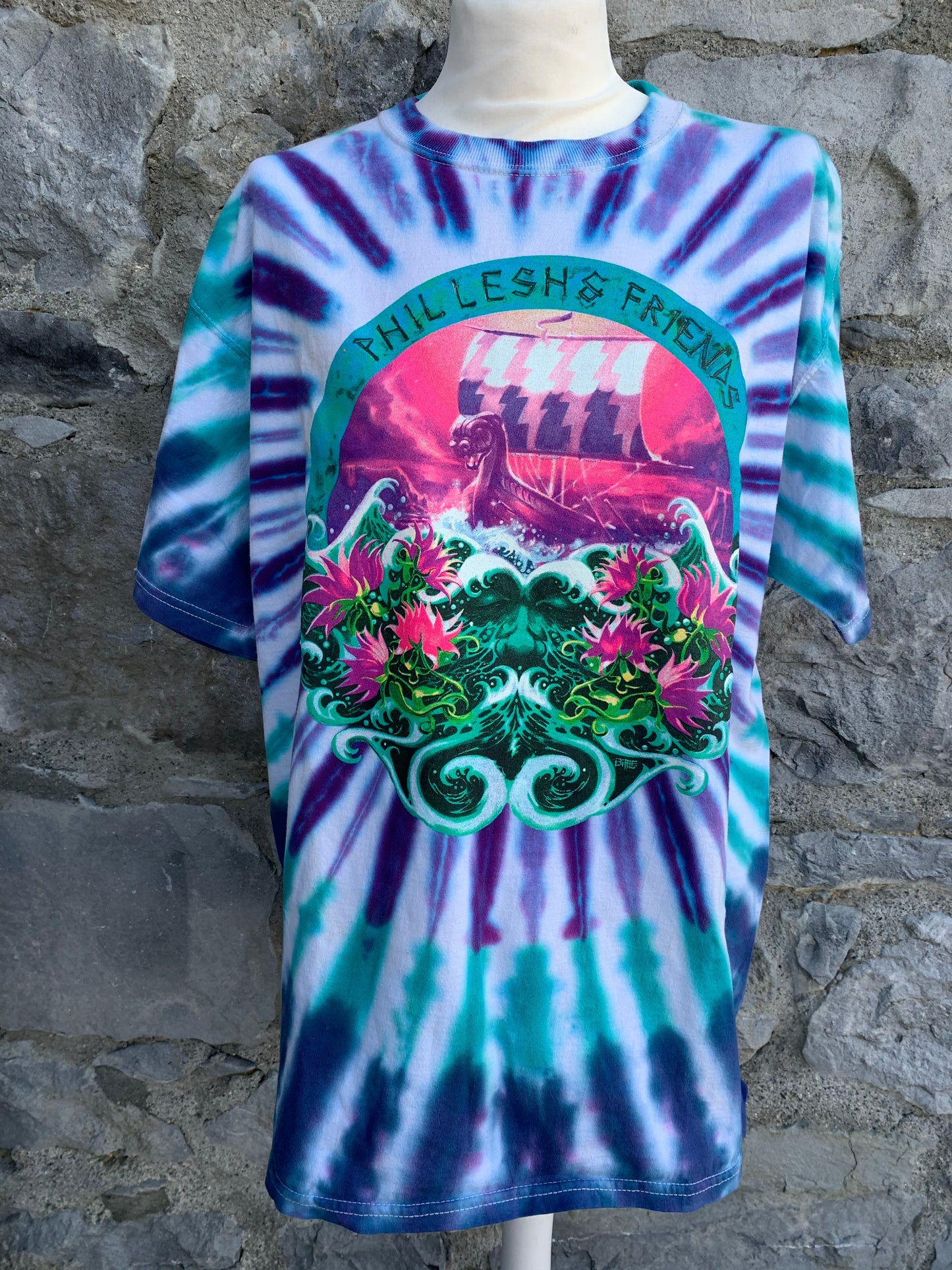 Odyssey tie-dye T-shirt   M/L