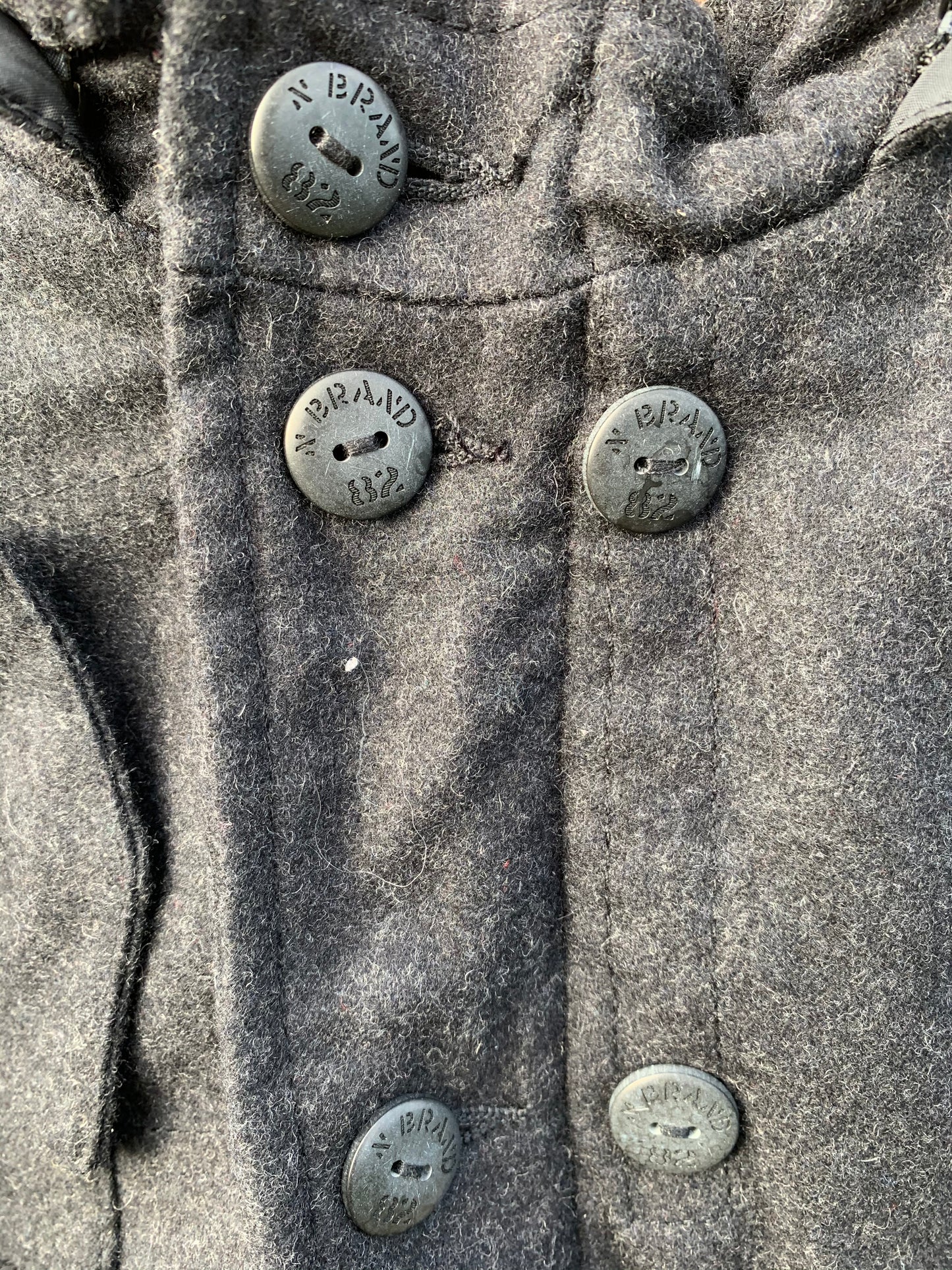 Grey woolly coat   6-9m (68-74cm)