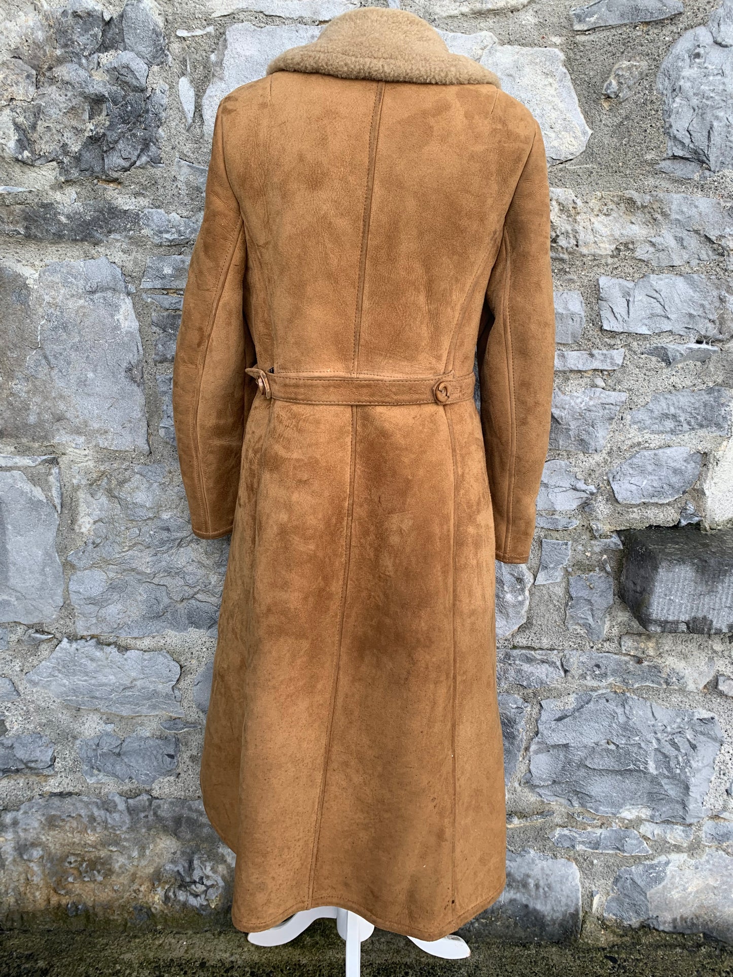 Brown sheepskin coat uk 12