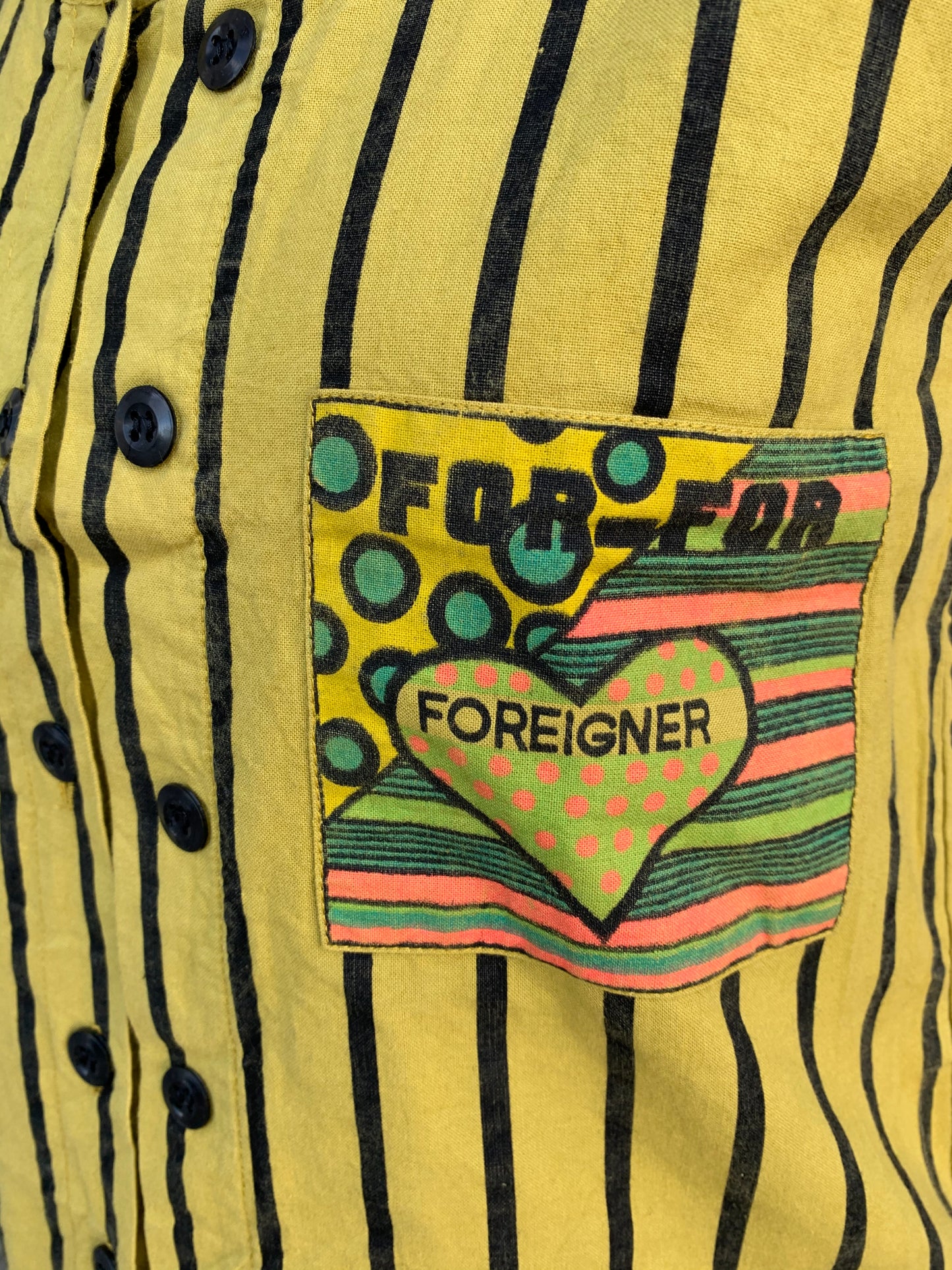 Foreigner stripy top   uk 10