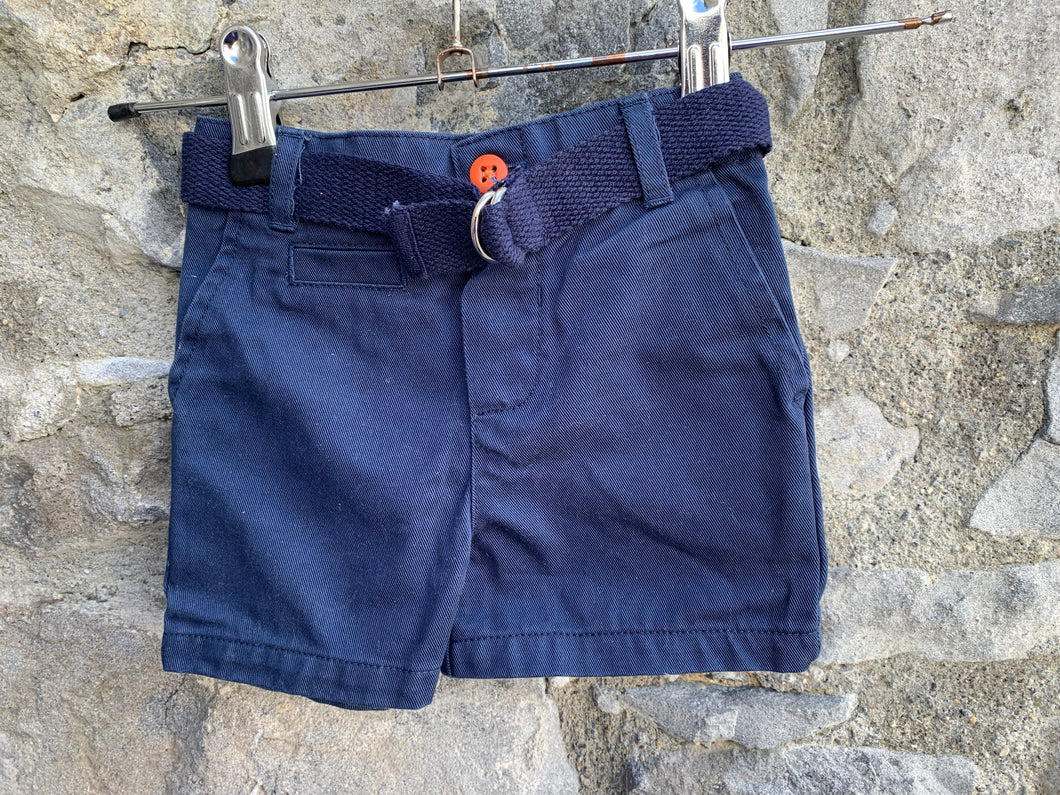 RL navy shorts  0-3m (56-62cm)