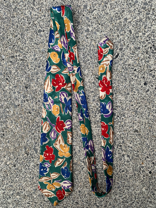 Jacques Estier flowers tie