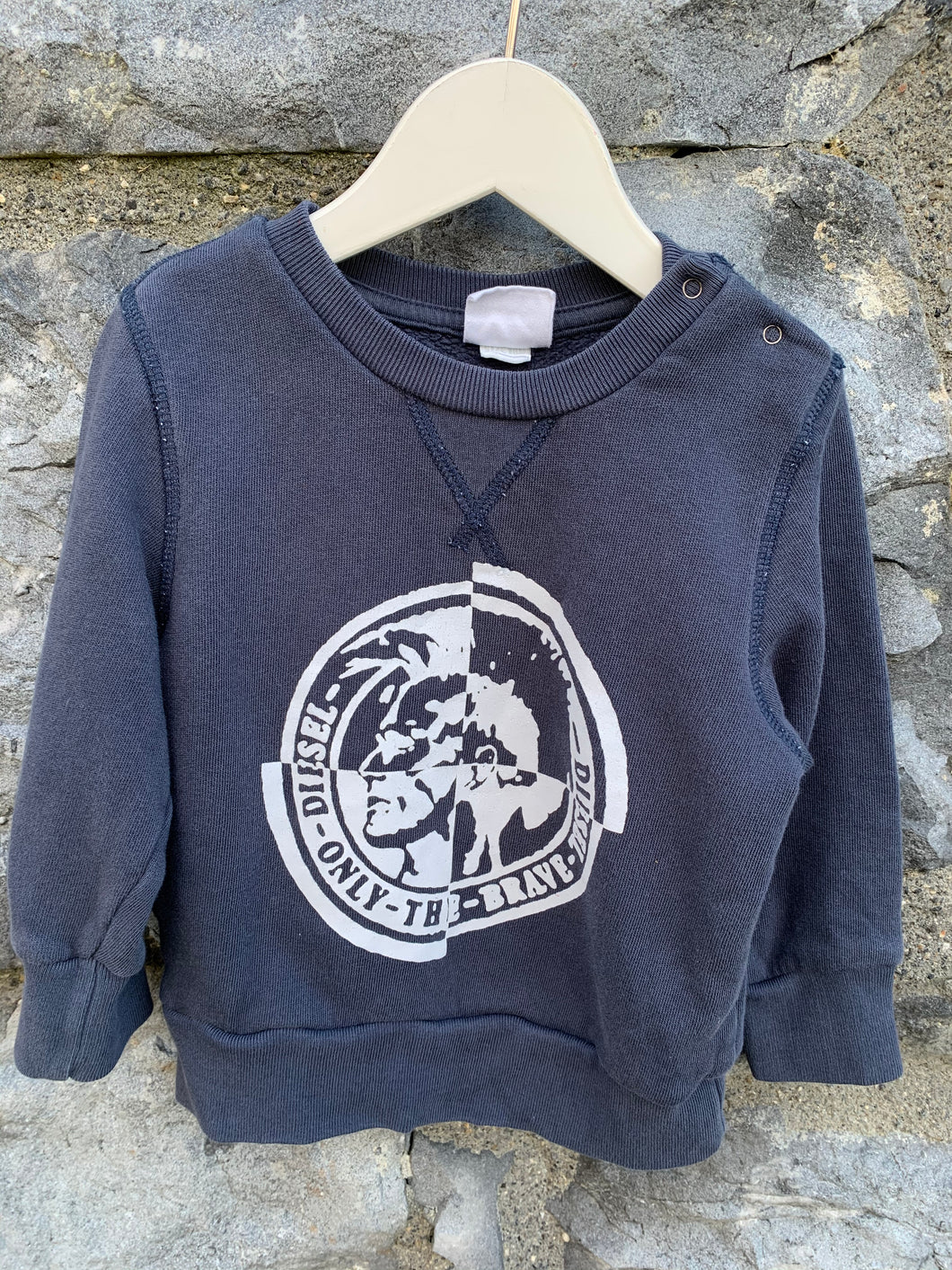 Charcoal sweatshirt   9-12m (74-80cm)