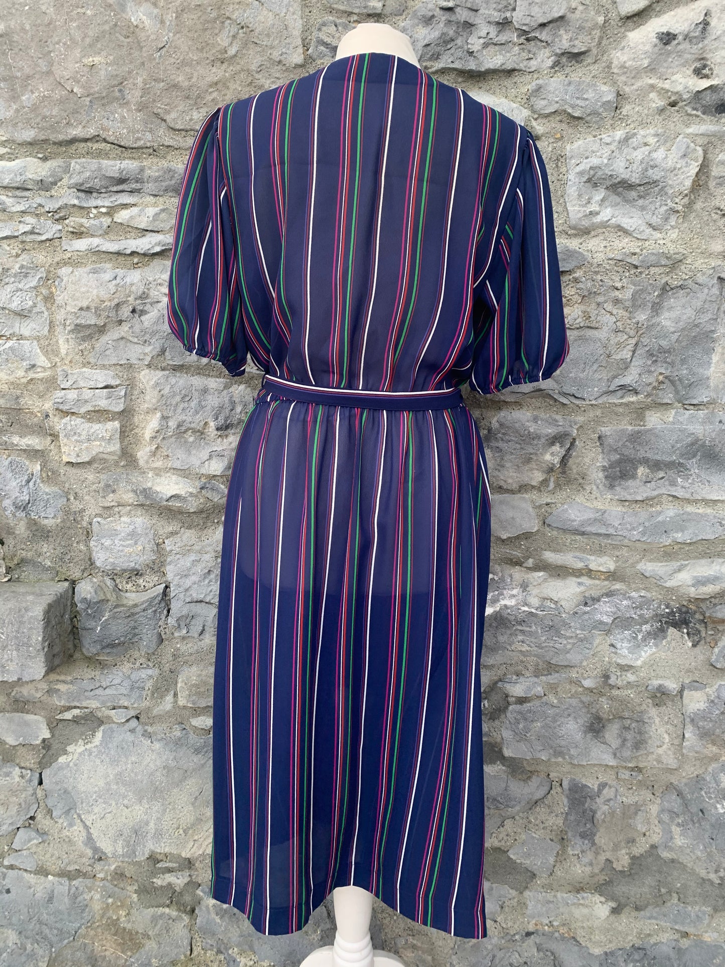 Semitransparent stripy dress   uk 10-12