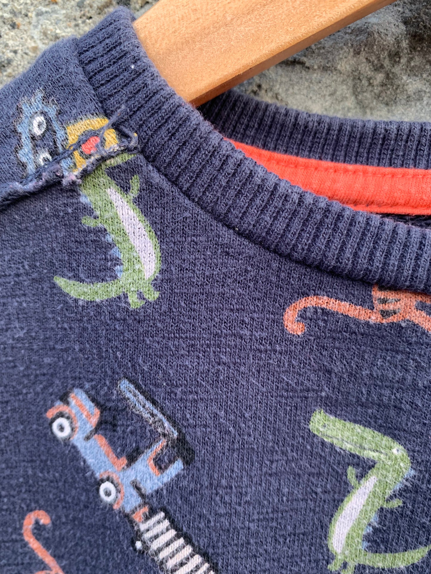 Animals&cars sweatshirt     12-18m (80-86cm)