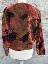 Load image into Gallery viewer, Sparkly leaves jacket   uk 10-12
