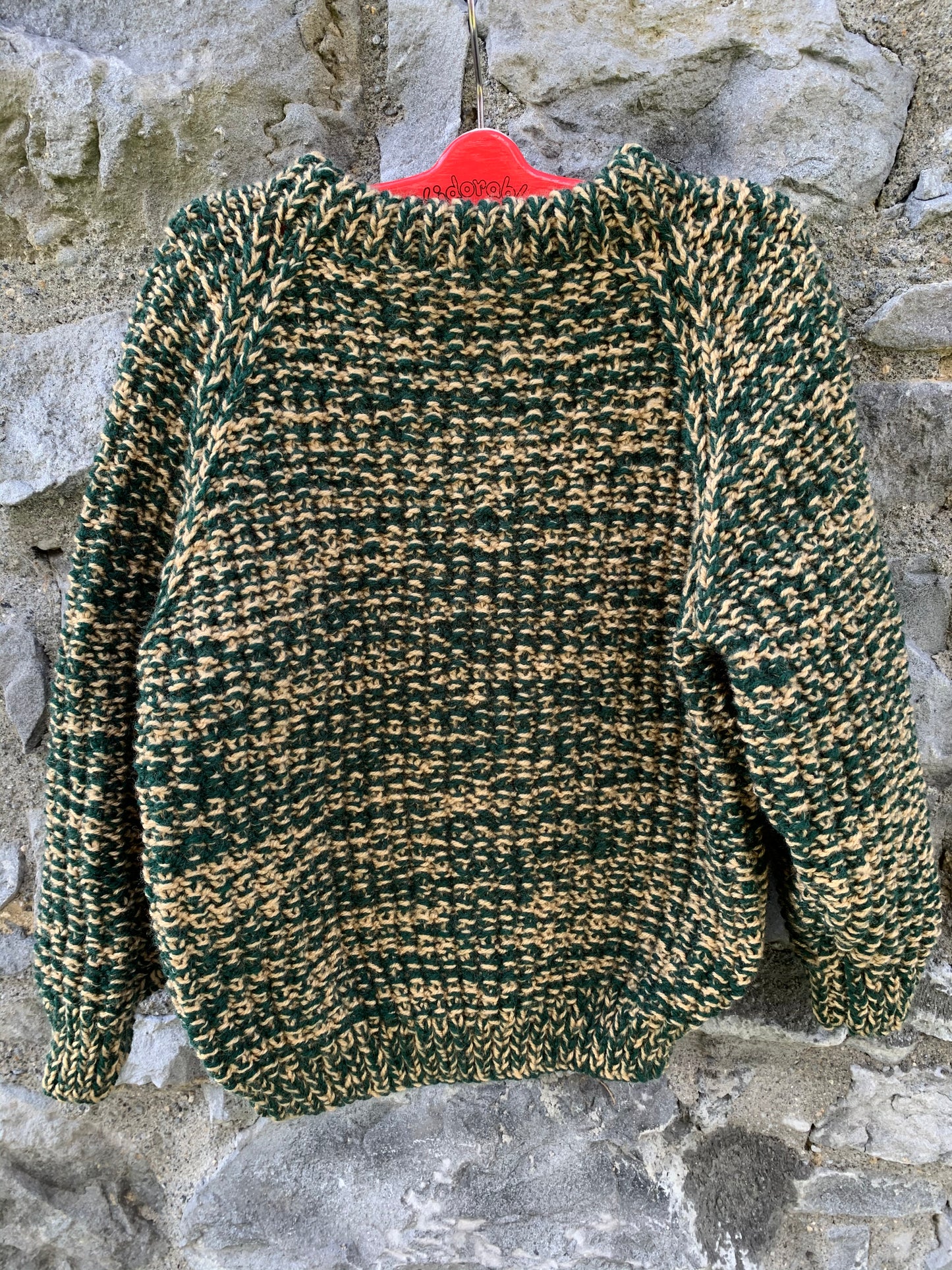 Brown melange jumper