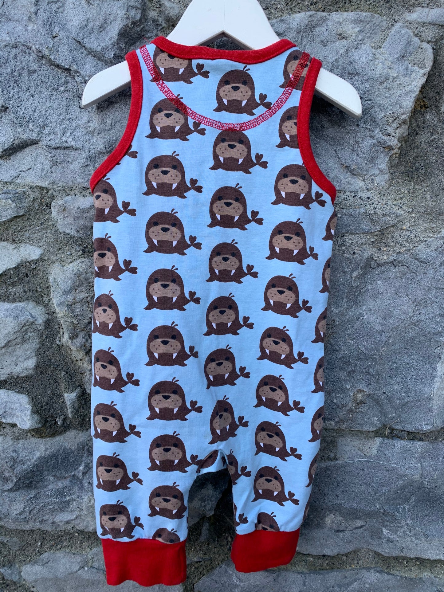 Walrus dungarees  0-3m (56-62cm)