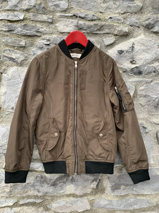 Green bomber jacket   9-10y (134-140cm)