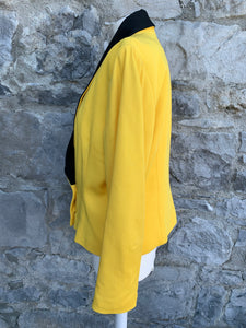 80s yellow jacket  uk 12