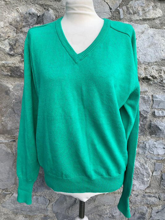 90s green jumper Small