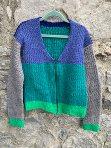 Knitted zipped cardigan   8y (128cm)