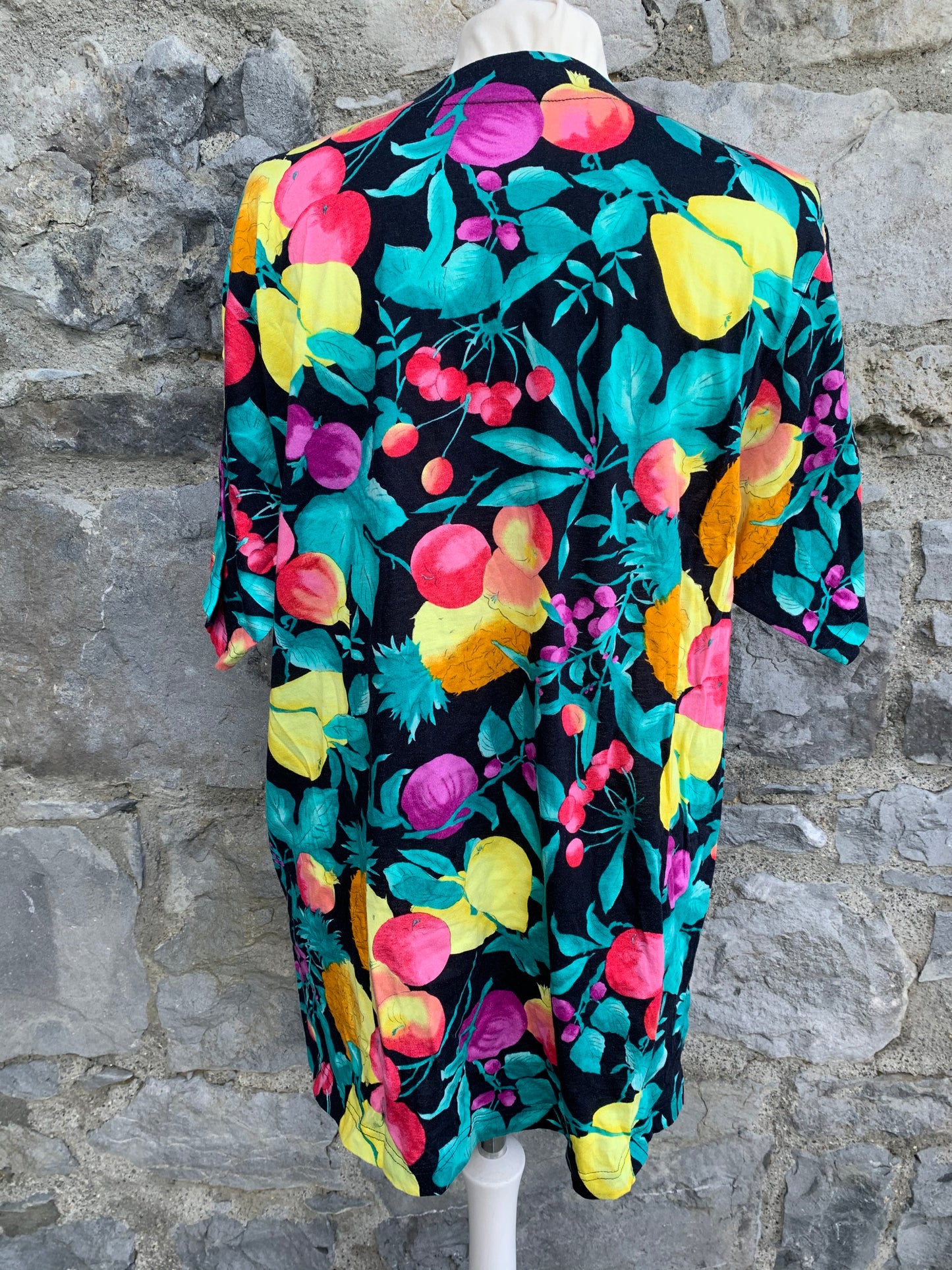 80s fruity top   uk 12