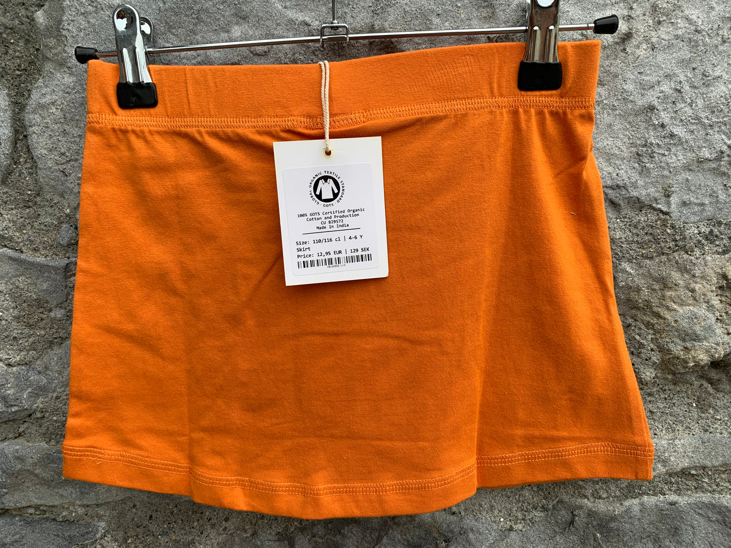 Pumpkin orange skirt  5-6y (110-116cm)