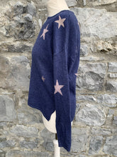 Load image into Gallery viewer, Sparkly stars jumper  uk 8
