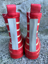 Load image into Gallery viewer, Red&amp;white wellies    uk 5 (eu21)
