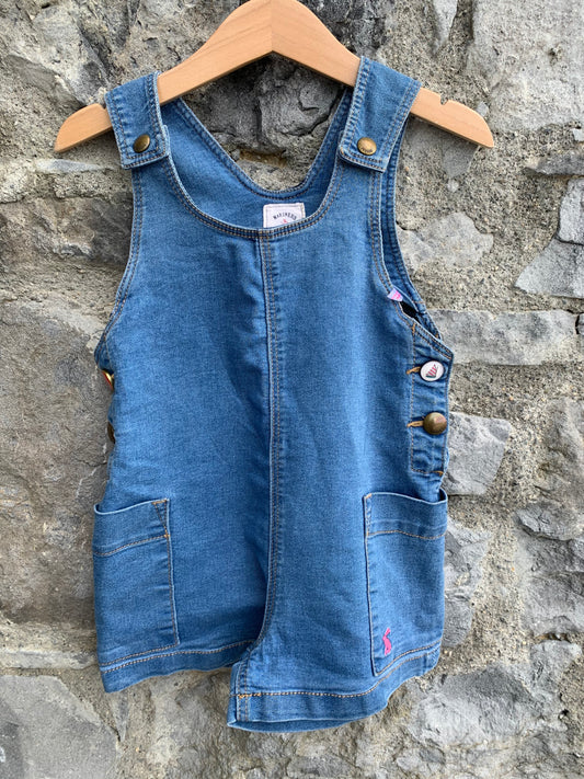 Short denim dungarees    2-3y (92-98cm)